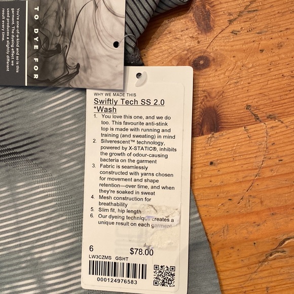 NWT Lululemon Swiftly Tech 2.0 Short Sleeve - Picture 4 of 4